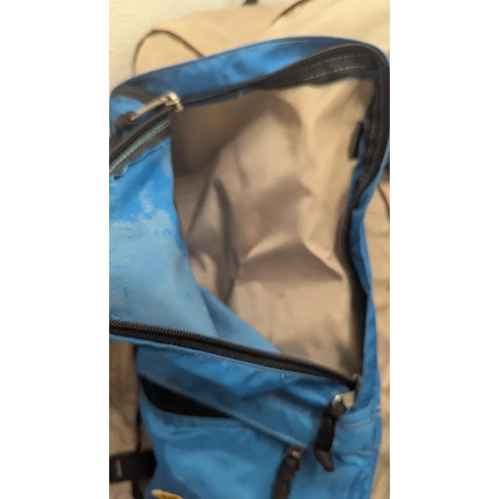 Vintage Kelty  Snipe Backpack Blue Pink Hiking Daypack 90s Korea